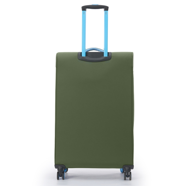 Βαλίτσα υφασμάτινη Μεγάλη DIELLE 30/70 79x48x31/34 cm Πράσινο